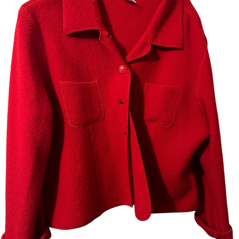 Deane and white 100% wool Xl jacket